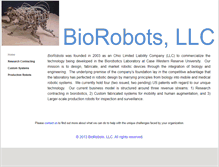Tablet Screenshot of bio-robots.com